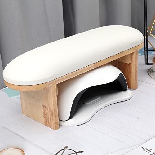 White Arm Rest for Nails Hand Rest Stand Cushion - Nail Tech & Salon Use
