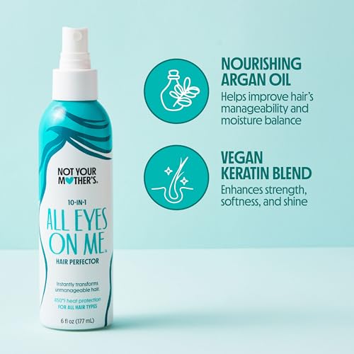 Not Your Mother's All Eyes On Me 10-in-1 Hair Perfector (3-Pack) - 6 fl oz - Heat Protectant for Hair - Moisturizing Detangler Spray and Frizz Control