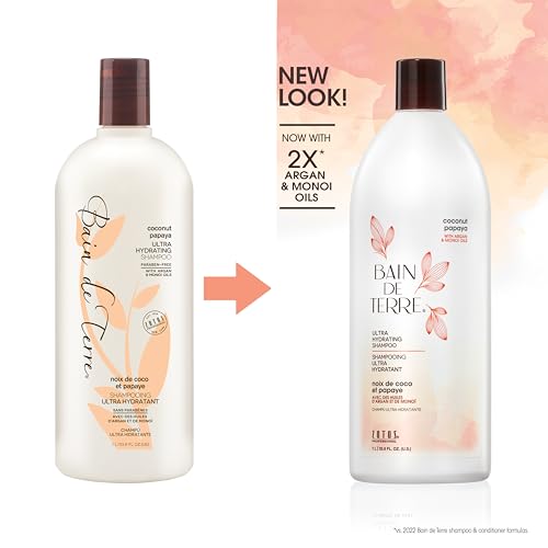 Coconut Papaya Ultra Hydrating Shampoo & Conditioner Set 33.8 Fl Oz - Deep Moisture & Hydration, Vegan, Paraben-Free, Color Safe Variation of THIS listing