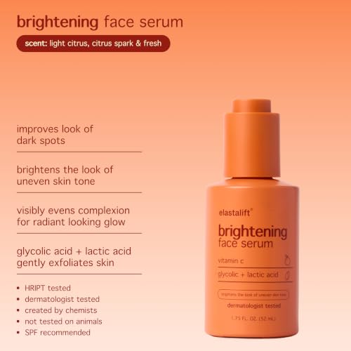 Brightening Vitamin C Facial Serum with Hyaluronic Acid & Anti-Aging Benefits - 1.75 Fl Oz - Brightening Vitamin C Serum