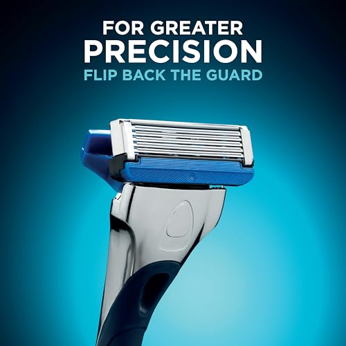 Wilkinson Sword Hydro 5 Skin Protection Razor Blades, Pack of 8 - Men’s Shaving