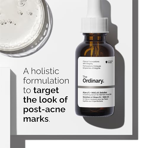 The Ordinary Sensitive Skin Collection, Skin Care Bundle-Blemish-Prone Skin, Glucoside Foaming Cleanser, Aloe 2% + NAG 2% Solution, Niacinamide 10% + Zinc 1%, Natural Moisturizing Factors+Beta Glucan