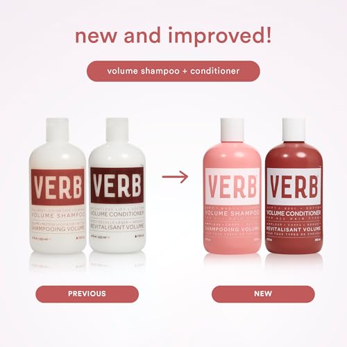 VERB Volume Shampoo Black Currant + Sweet Floral Scent - Weightless, Body-Boosting Hair Cleanser