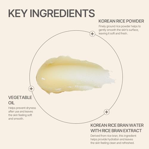 9wishes Rice Powder Polish, Water-Activated Facial Exfoliator with