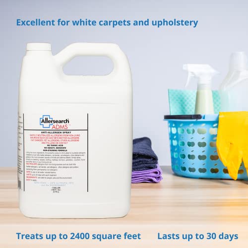 Allersearch ADMS Anti-Allergen Spray 128 Oz - Hypoallergenic Dust & Mold Remover