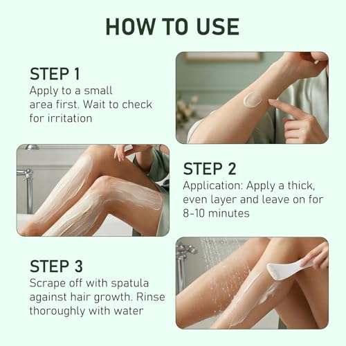 AgeVance Cyperus Rotundus Hair Removal Cream Pack of 3 - Gentle & Effective for Arms, Legs & Underarms, 3.52 Oz Each