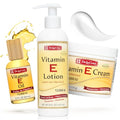 Vitamin E Cream Lotion and Oil Bundle for Skin Moisturizer - All Skin Types