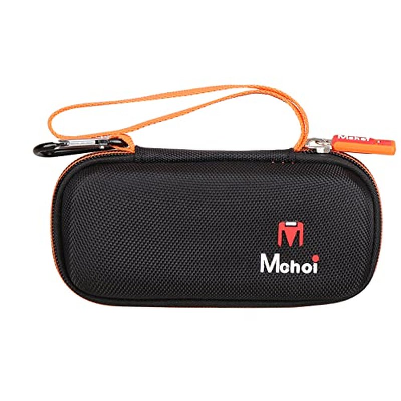 Mchoi Hard Carrying Case Fits for Gillette Fusion5 Men¡¯s Razor & Proglide Shield Men's Razor, Case Only (Black, Orange)