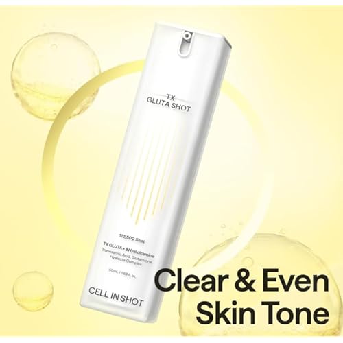 Tranex Gluta Shot Serum ? Enhances Skin Clarity and Radiance for Glass Skin - Tranexamic Acid and Glutathione Facial Serum, 1.69 fl.oz. (50 ml)