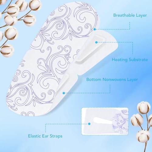 Unscented 60 Pack Steam Eye Masks for Dry Eyes & Relaxation - Disposable