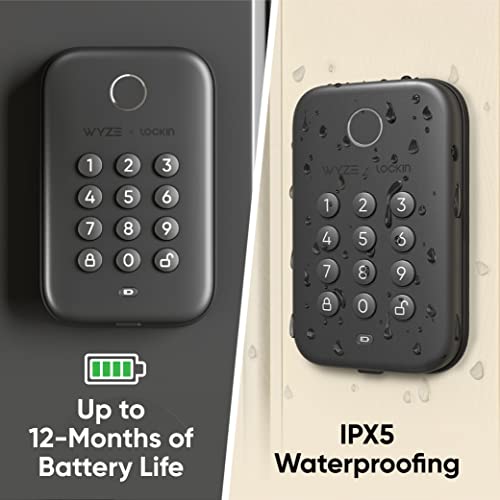 Wyze Auto-Lock Bolt Keyless Entry Door Lock - Matte Black 1 Pack
