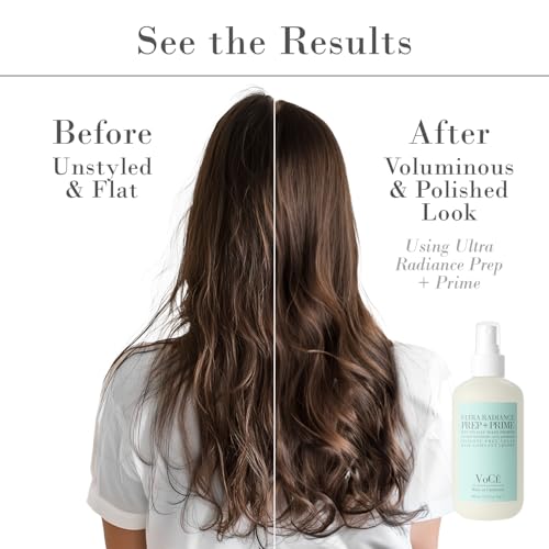 VoCE Haircare Prep + Prime Hair Spray - Shine & Heat Protection 8.5oz