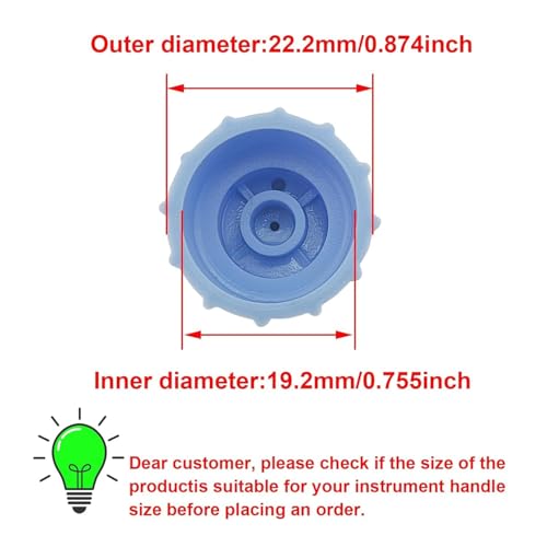 Elitzia 24 Pcs Silicone Vortex Dermabrasion Tips for Face - Pack of 24