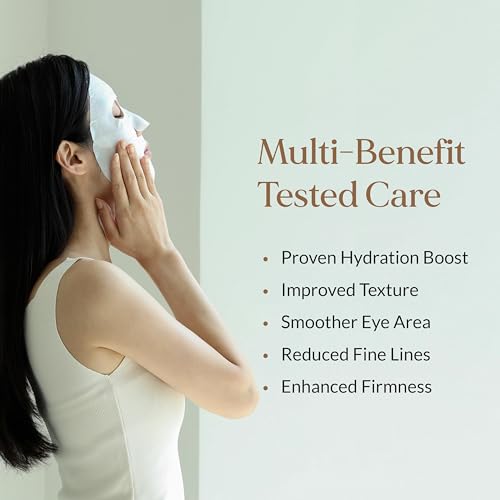 LU'PIUM Extreme Core Mask ? Vegan Intensive Hydrating & Firming Sheet Mask with 5 Plant Phytomucin, Collagen & Peptide Complex, Inspired by Korean Skincare