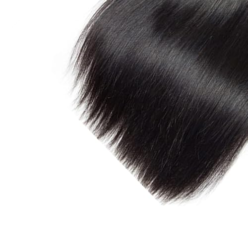 Natural Color Lace Closure 4x4 HD Transparent Swiss Lace 18 Inch Straight Human Hair - Variation LC #1B S