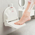 Shower Foot Rest for Shaving Legs with Suction Cup - Foldable Reusable Shower Step