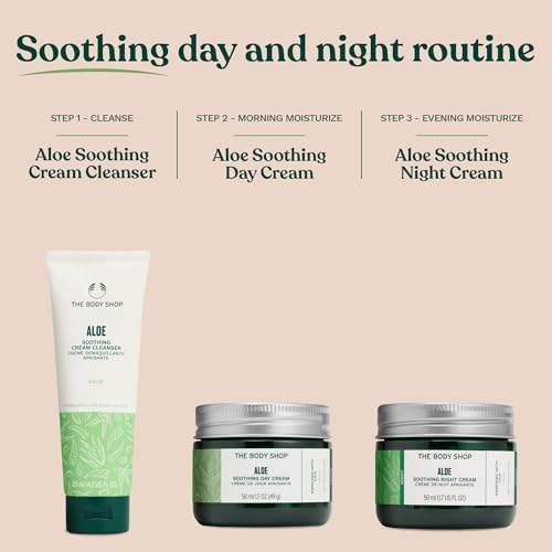 The Body Shop Aloe Vera Day Cream for Sensitive Skin 50ml - Hydrating Vegan Skincare
