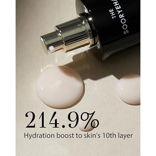 Sooryehan The Black (Essence Moisturizer, 130ml/4.4fl oz) - Lightweight Cream for Moisture Barrier, Rejuvenate Dull, Aging Skin. Premium Korean Skin Care. Black Yeast, Hyaluronic Acid,
