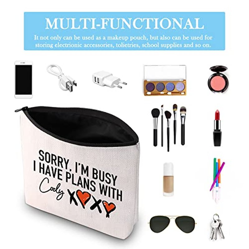 GJTIM Ladies Gym Gift Sorry I¡¯m Busy I have Plans With Cody Fitness Travel Accessory Bag for Fans (Plans With Cody Bag)