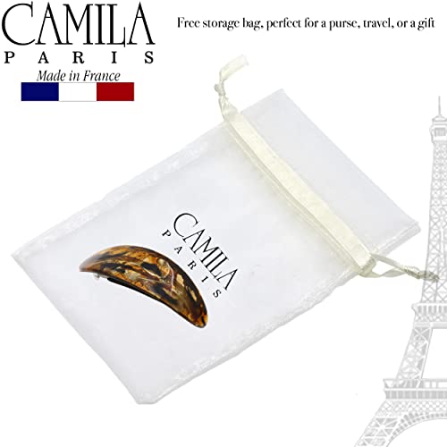 Camila Paris CP3322 Gold Hair Barrette for Thick Hair – No Slip Clasp
