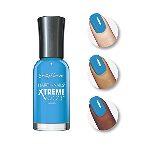 Sally Hansen Hard as Nails Xtreme Wear, Blue Me Away, 0.4 Fluid Ounce