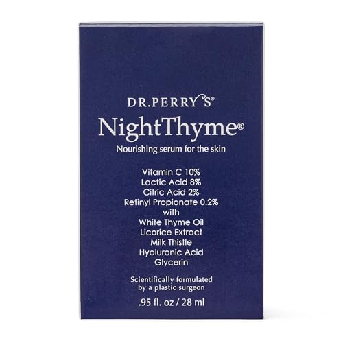 NightThyme Vitamin C Serum with Hyaluronic Acid - Brightening & Anti-Aging Skin Treatment