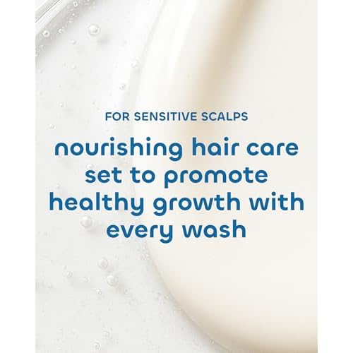 Seaweed Bath Co. Gentle Shampoo and Conditioner Set - Unscented - Nourishing Hair Care With Hyaluronic Acid, Aloe, Argan Oil, For Sensitive Scalps - 12 oz (Pack of 2)