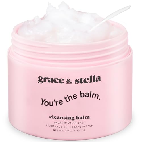 Grace & Stella Cleansing Balm Oil-Based Makeup Remover 164g - Gentle & Effective