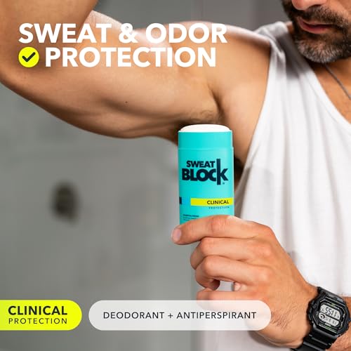 SweatBlock Clinical Strength Deodorant & Antiperspirant Coastal Fresh 2-Pack - 2.7 oz