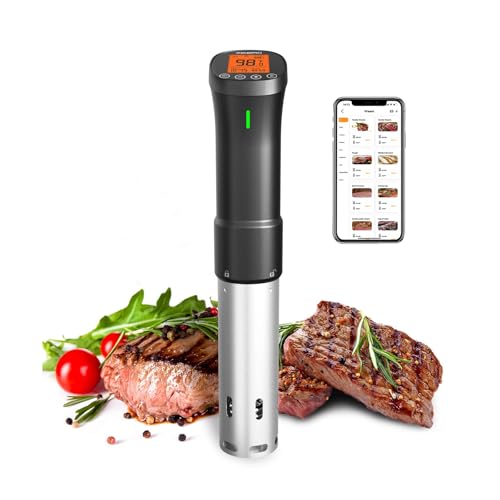 WiFi Sous Vide Cooker 1000W with App Control, Precise Temperature & Timer