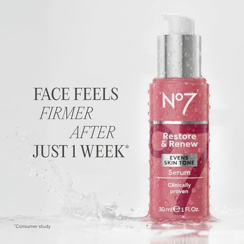 No7 Restore & Renew Sculpting Face & Neck Serum 1 Fl Oz