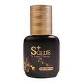 Eyelash Extension Adhesive S Glue Plus - 10ml Strong Waterproof Lash Glue - 8 Weeks Retention, Black, 0.5 Sec Dry - Professional Use - Variation: S Glue Plus