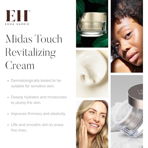 Emma Hardie Hydration On The Go Kit, Gift Set Includes: 15ml Moringa Cleansing Balm & 15ml Midas Touch Revitalising Cream with Hyaluronic Acid, Improves Firmness & Elasticity, Natural & Cruelty Free
