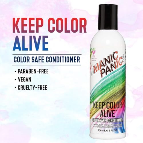 Manic Panic Color Safe Shampoo & Conditioner Set - 8 oz for Vibrant Hair Care