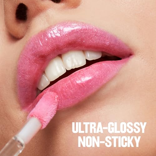 REVLON Super Lustrous Lip Gloss, Non-Sticky, Hydrating, High Shine Finish, 255 Sandstorm, 0.13 oz (Pack of 2)