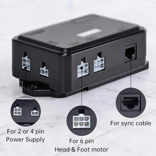 Skuehod HJC25 Adjustable Bed Control Box with Wireless Remote Replacement