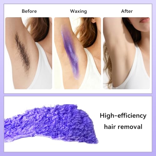 Hard Wax Beads Kit for Hair Removal - Multi-Color 3lbs for Body & Face