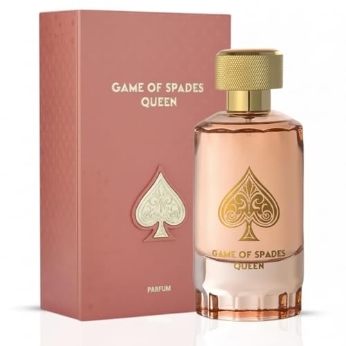 Jo Milano Game of Spades Queen Parfum Spray 3.4 oz Musk Variation - Long Lasting Fragrance for Women