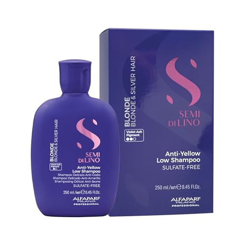 Alfaparf Milano Semi di Lino Purple Sulfate-Free Blonde Toning Shampoo