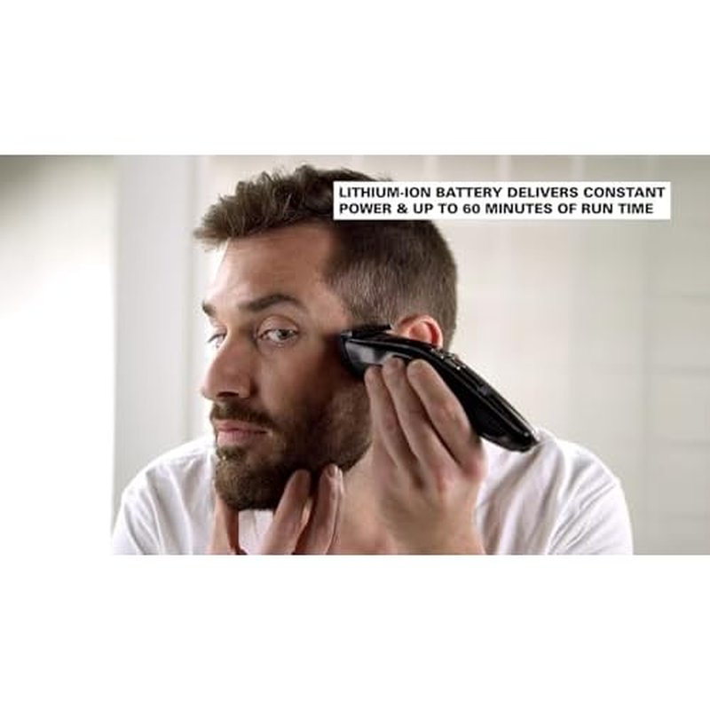 Andis Explorer Waterproof Beard & Body Trimmer: Precision Cutting, Advanced Features, and Long-Lasting Power, Lithium Ion Battery, 4 Function Display, Ceramic Cutter, Turbo Mode, Black, 562066