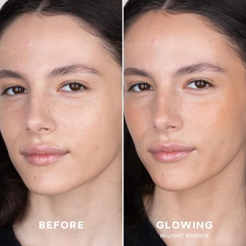 Saie Sun Melt Cream Bronzer - Light Bronze Buildable Face Contour Balm