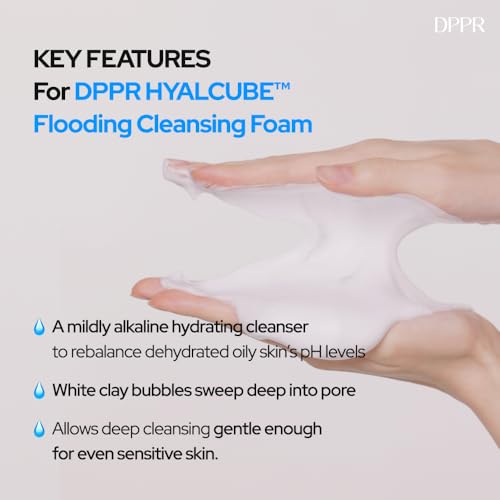Hydrating Facial Cleanser with Hyaluronic Acid for Dry Skin - Pore Care & Glass Skin