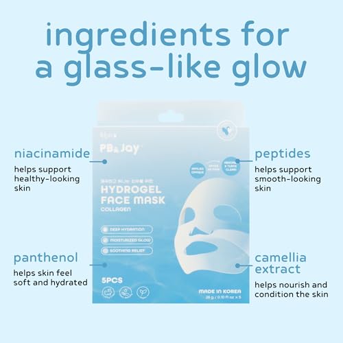 Hydrogel Face Mask for Glass Skin Overnight Treatment - 5 Pack