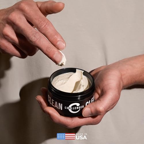 Challenger Fragrance-Free Hair Pomade 3oz - Medium Firm Hold, Non-Comedogenic, Water Soluble