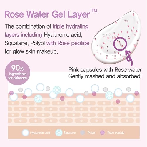 Espoir Glowrizer Hydrating Face Primer with Hyaluronic Acid & Niacinamide - Long-Lasting Makeup Base, All Skin Types, 1.35 fl oz