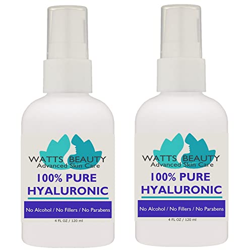 Pure Hyaluronic Acid Face Serum 8 oz - Ultra Hydrating Booster with Pump