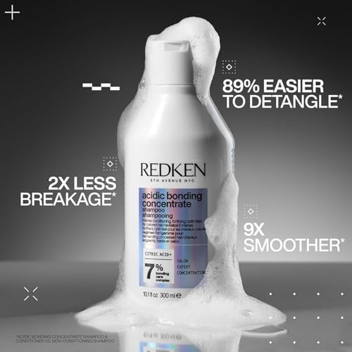 Redken Acidic Bonding Concentrate Shampoo 33.8 Fl Oz - Damaged Hair Repair