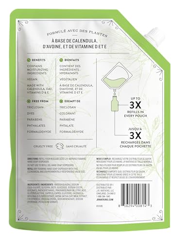 Liquid Foaming Hand Soap Refill Aloe & Green Tea Pack of 1