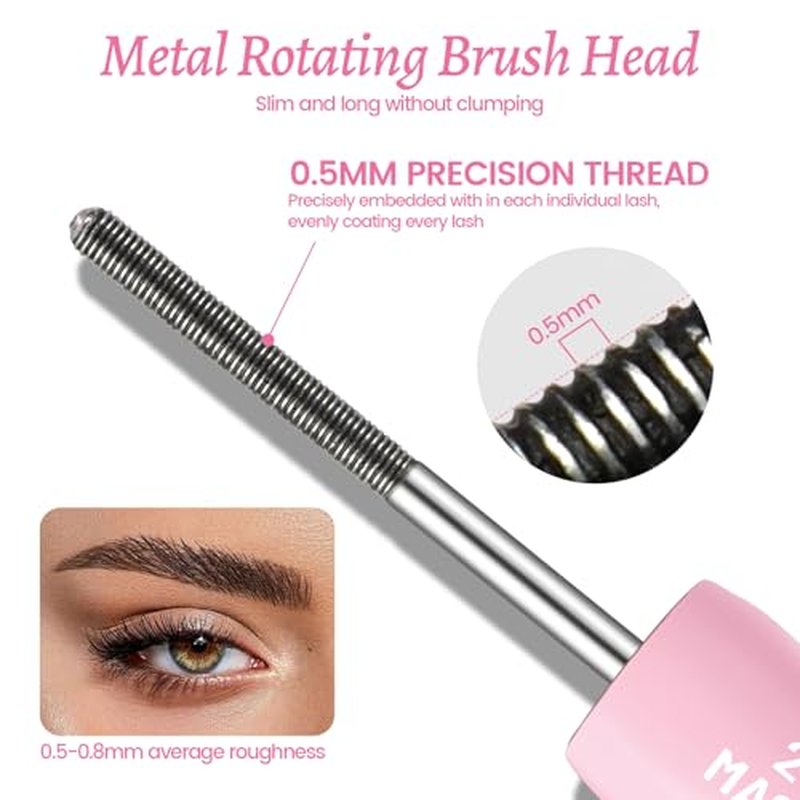 2PCS Under Eye Highlighter Stick with Brush, Waterproof & Smudge-Proof Under Eye Brightener Pencil, Highlighter Makeup Pen, Lying Silkworm Pencil Highlight & Contouring Stick (DC01-Beige)