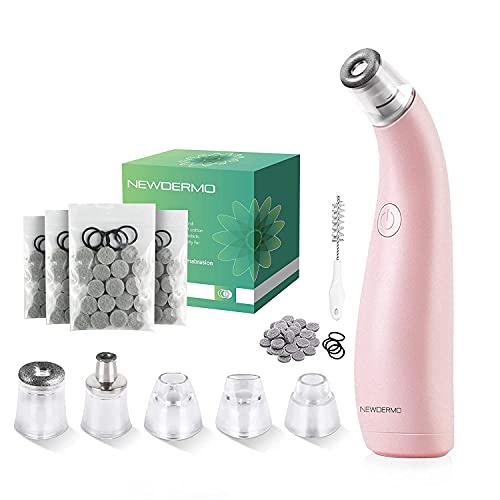 Microdermabrasion Machine for Facial Skin Peeling with Filters - Pink